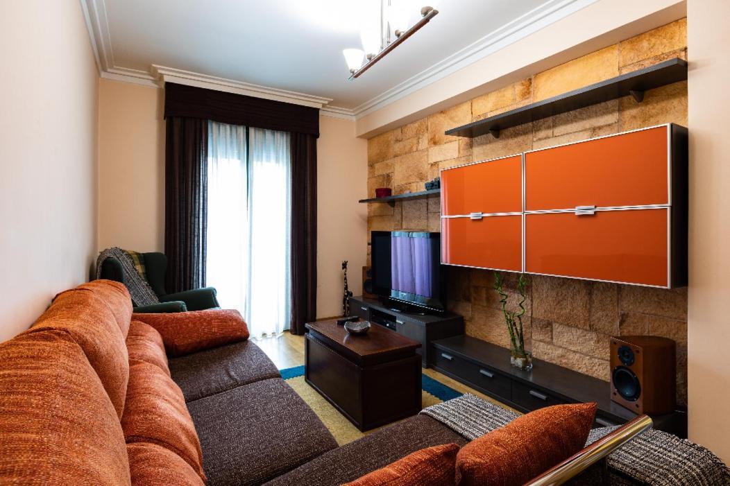 Апартаменты Piso Vacacional En La Playa De Rodeira Кангас Экстерьер фото